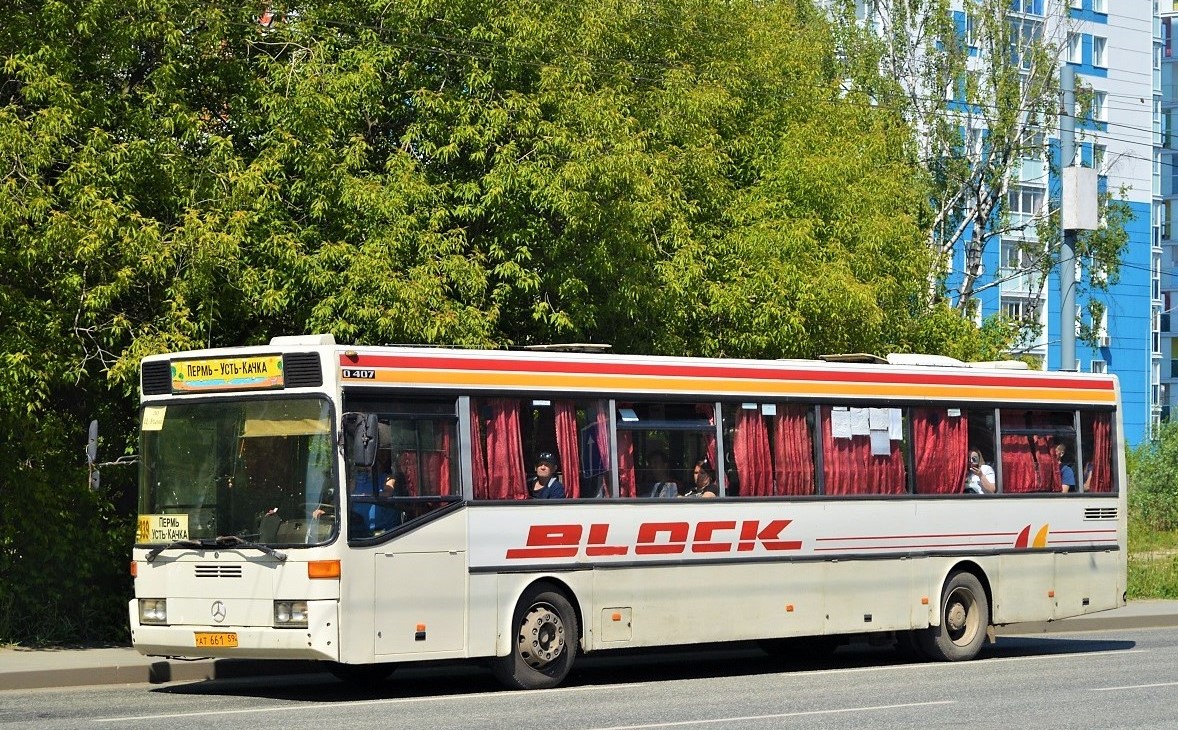 Пермский край, Mercedes-Benz O407 № АТ 661 59