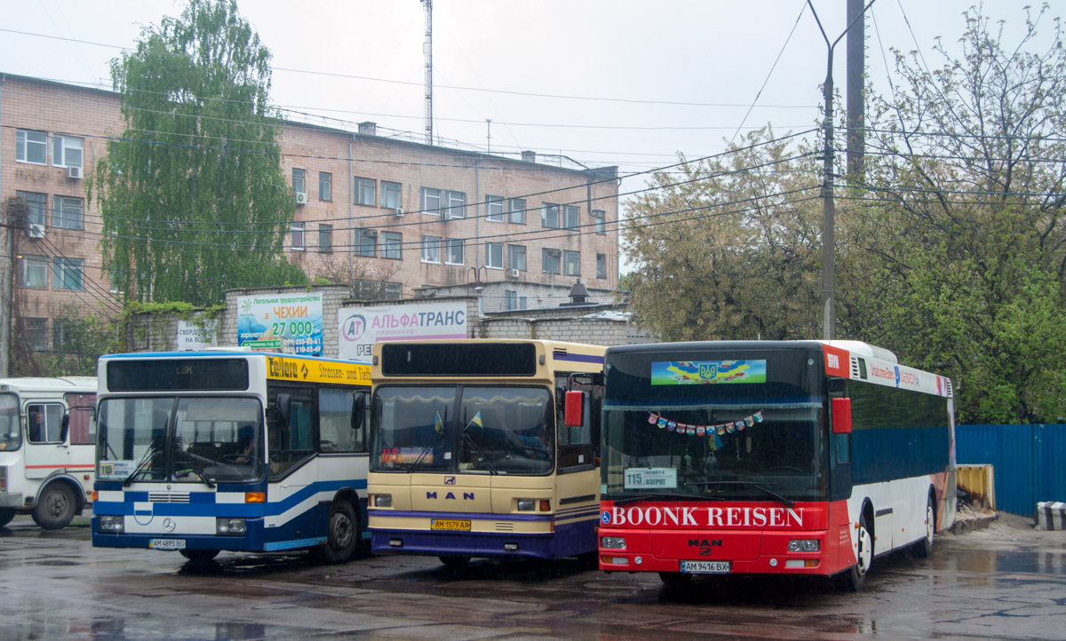 Жытомірская вобласць, MAN A20 NÜ263 № AM 9416 BX