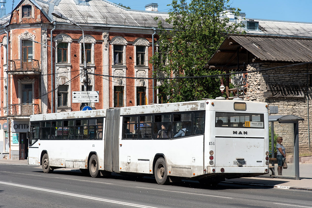 Псковская область, MAN A61 SG312 № 154