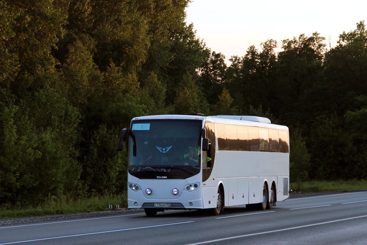 Башкортостан, Scania OmniExpress 340 № С 736 ММ 102