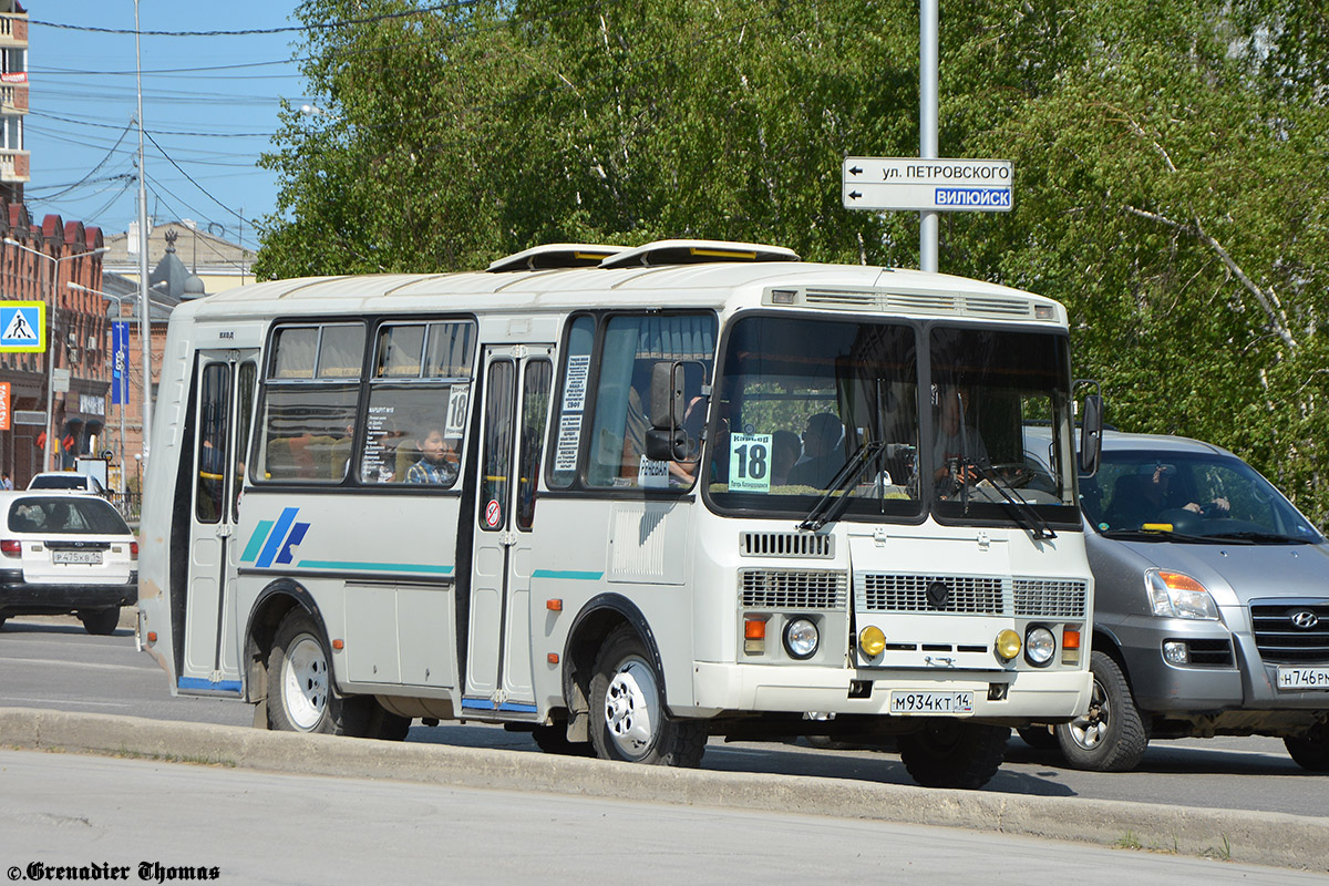 Sachos Respublika (Jakutija), PAZ-32053 Nr. М 934 КТ 14