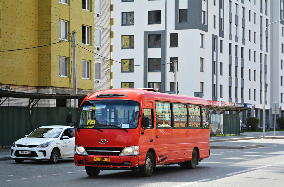 Тюменская область, Hyundai County Kuzbass № АО 589 72