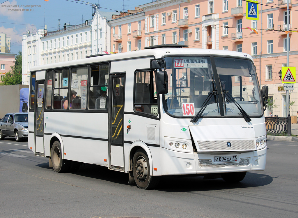 Маршрут автобуса 150 (Кохма - Иваново) на карте города …