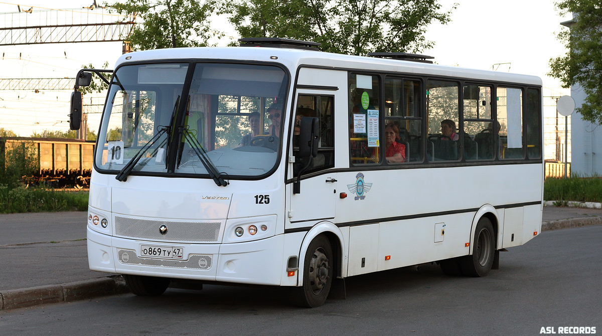 Ленинградская область, ПАЗ-320412-04 "Вектор" № 125