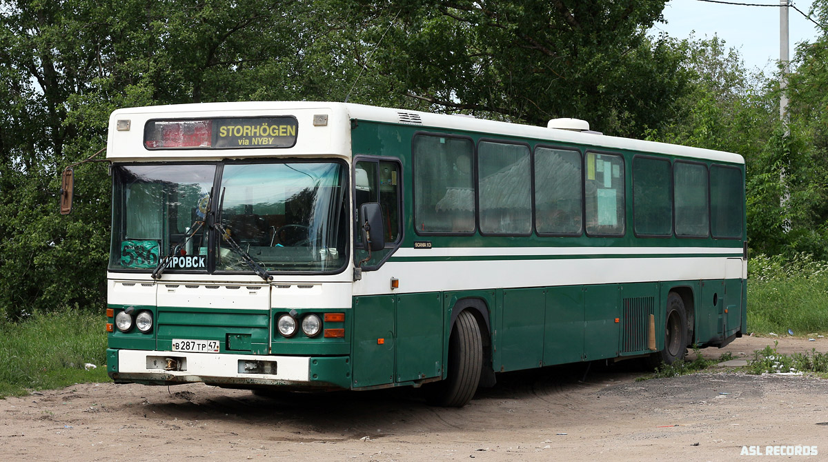 Ленинградская область, Scania CN113CLB № В 287 ТР 47