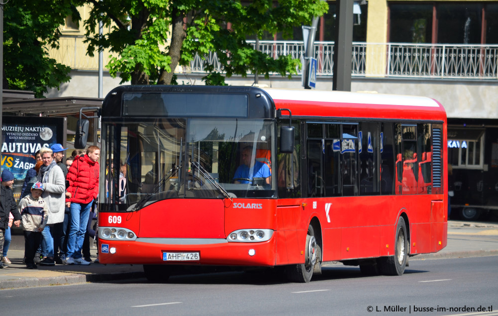 Литва, Solaris Urbino II 12 № 609