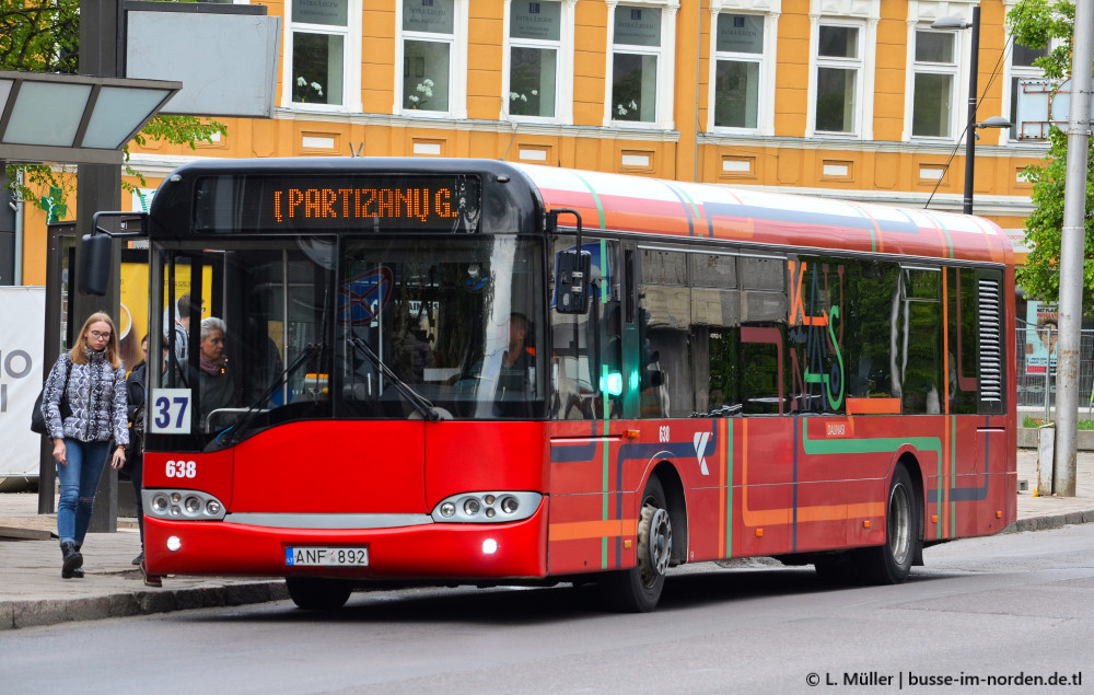 Литва, Solaris Urbino II 12 № 638