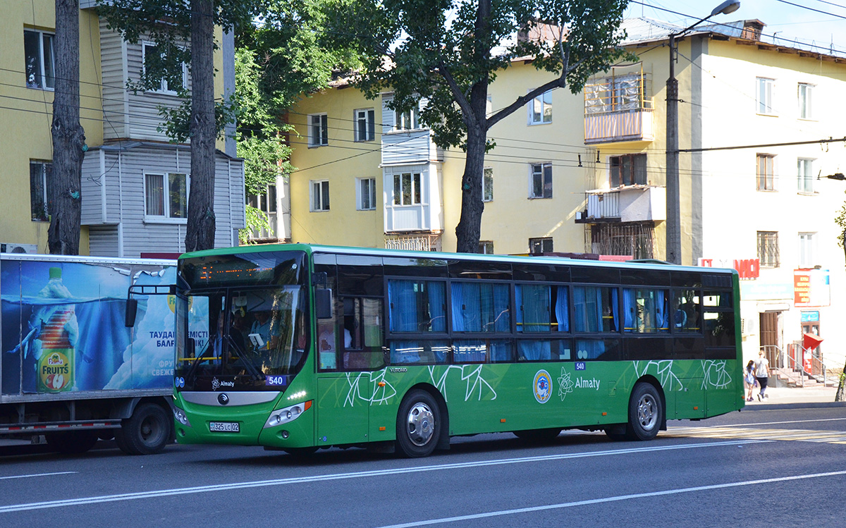 Алматы, Yutong ZK6118HGA № 540