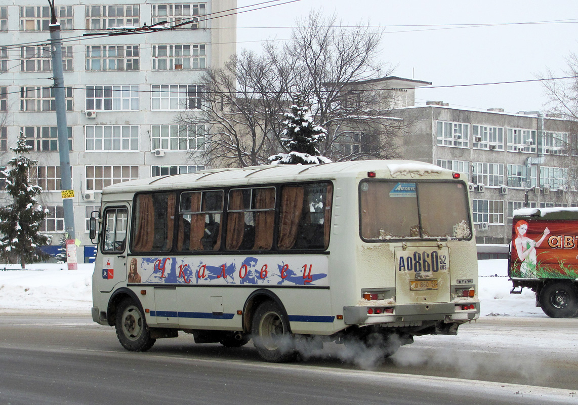 Нижегородская область, ПАЗ-32053-50 № АО 860 52