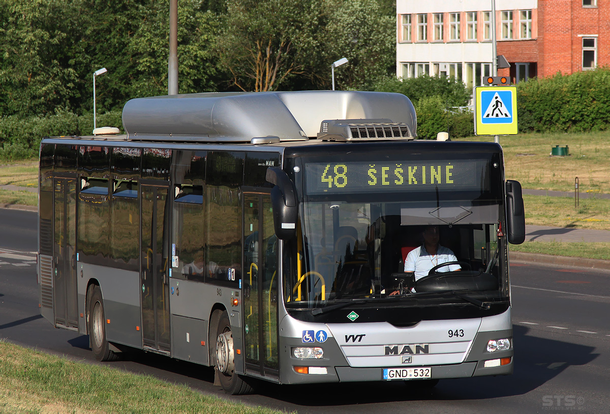 Литва, MAN A21 Lion's City NL273 CNG № 943