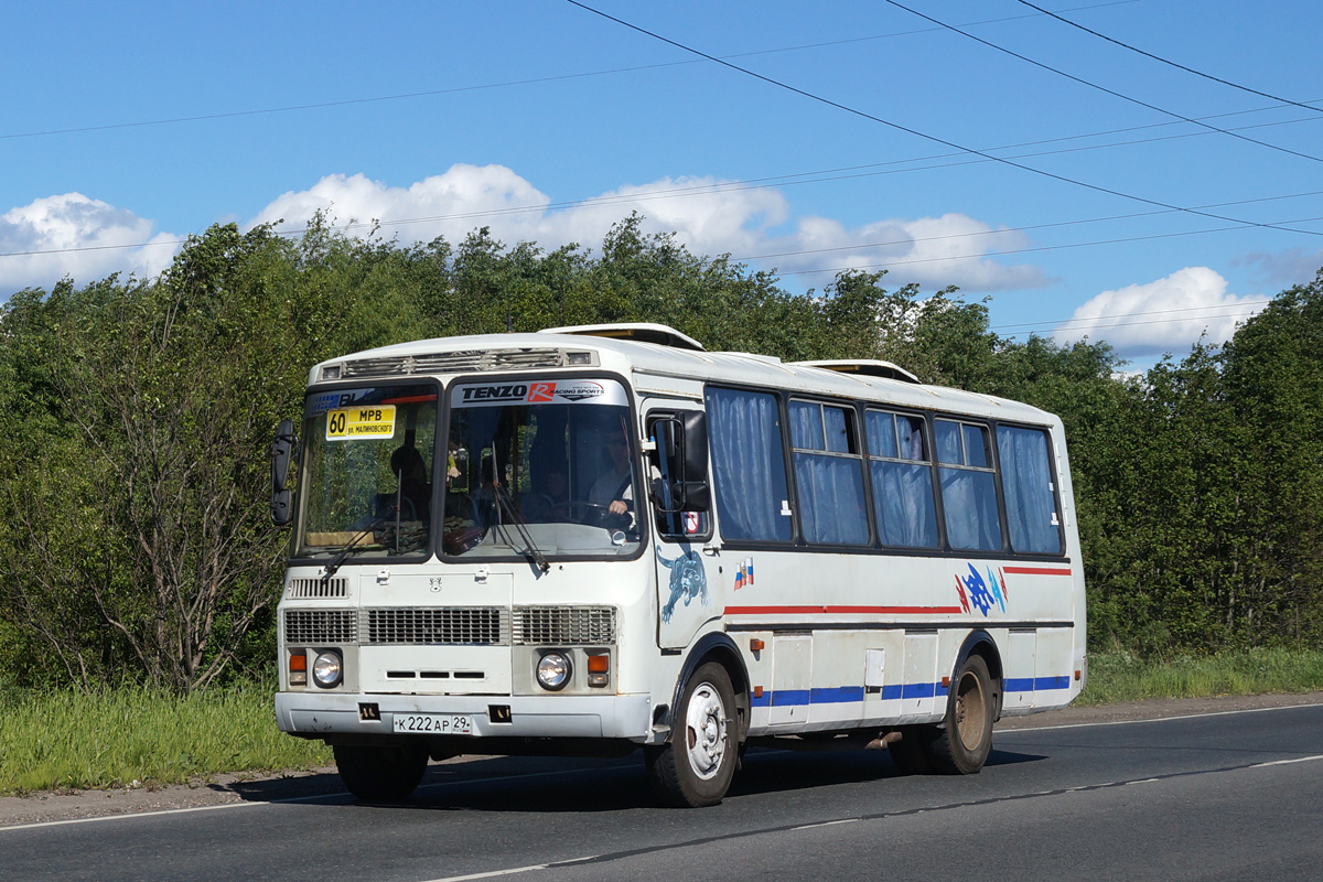 Архангельская область, ПАЗ-4234 № К 222 АР 29