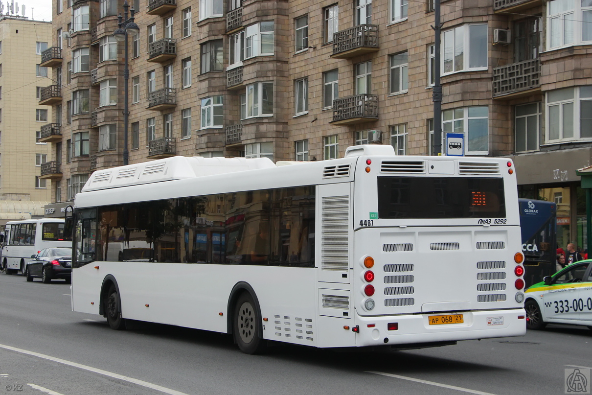 Санкт-Петербург, ЛиАЗ-5292.67 (CNG) № 4467