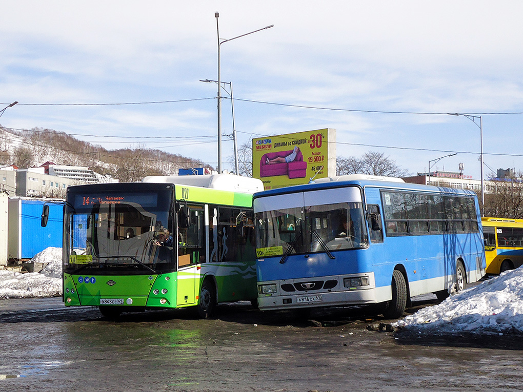 Камчатский край, Daewoo BS106 Royal City (Busan) № 754; Камчатский край, Lotos-206 № 027