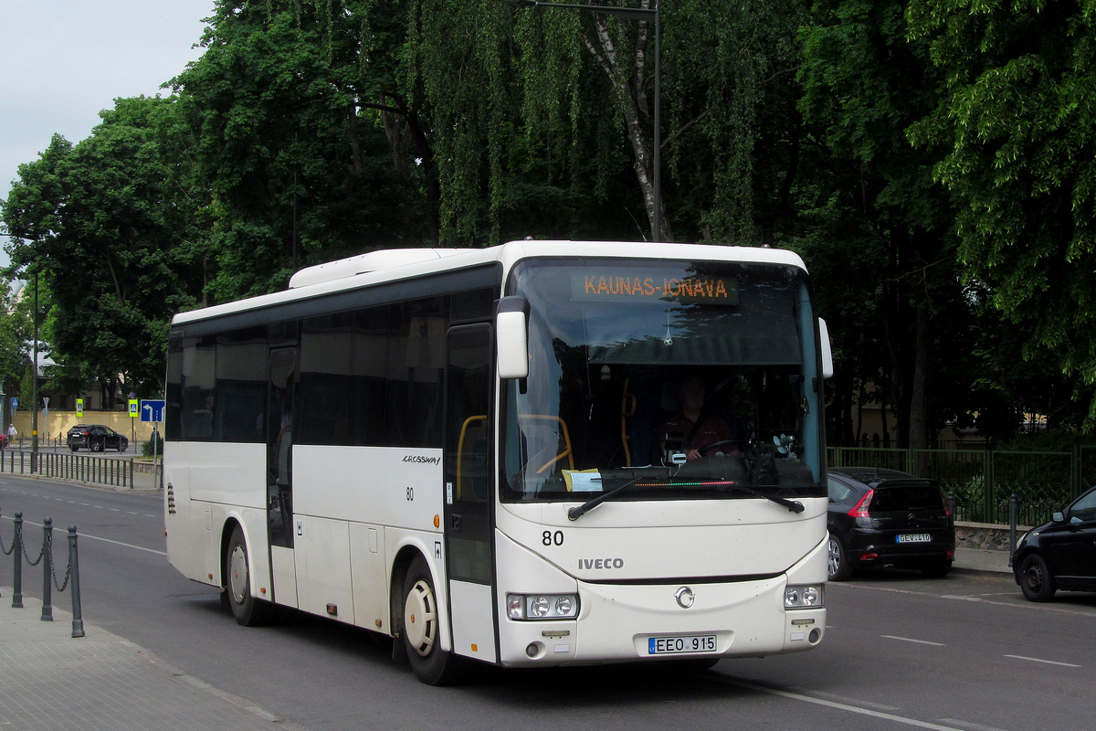 Литва, Irisbus Crossway 10.6M № 80