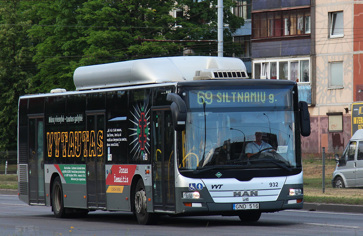 Литва, MAN A21 Lion's City NL273 CNG № 932