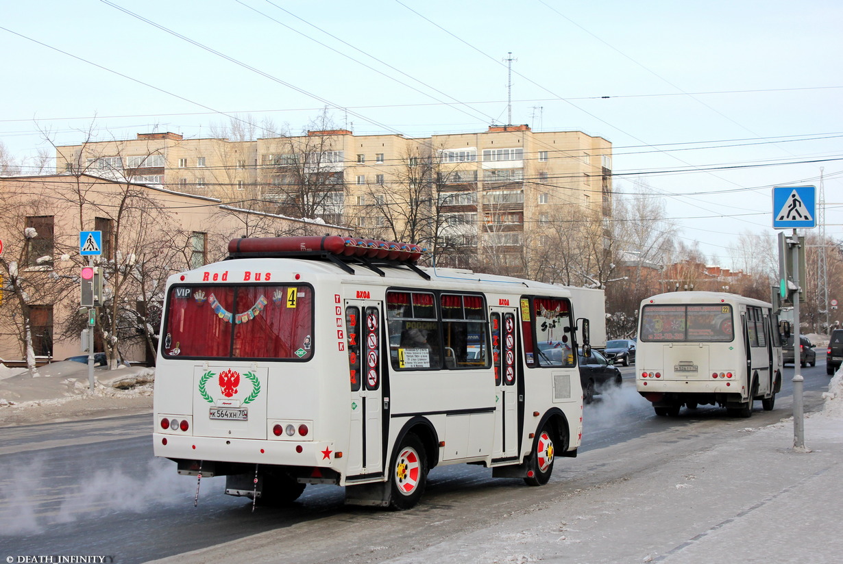 Томская область, ПАЗ-32054 № К 564 ХН 70; Томская область, ПАЗ-32054 № К 526 ТТ 70