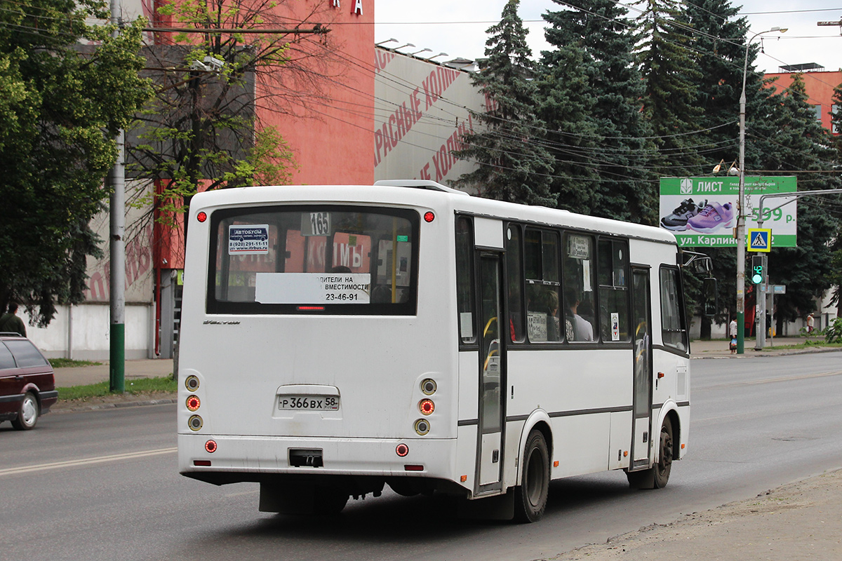 Пензенская область, ПАЗ-320412-04 "Вектор" № Р 366 ВХ 58