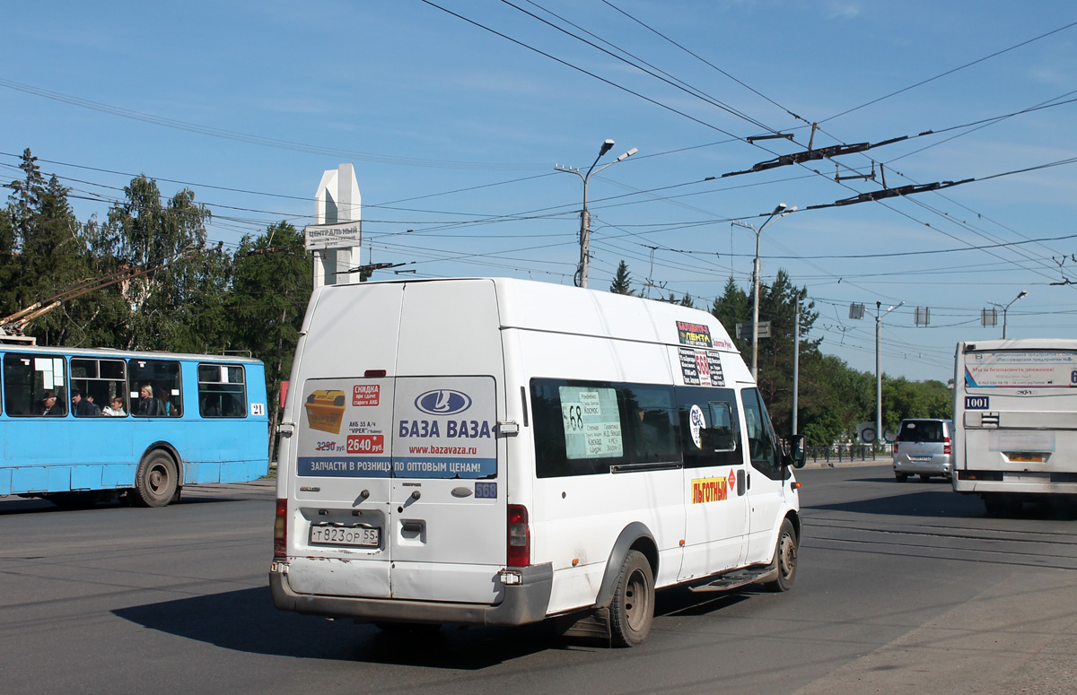 Омская область, Нижегородец-222702 (Ford Transit) № Т 823 ОР 55