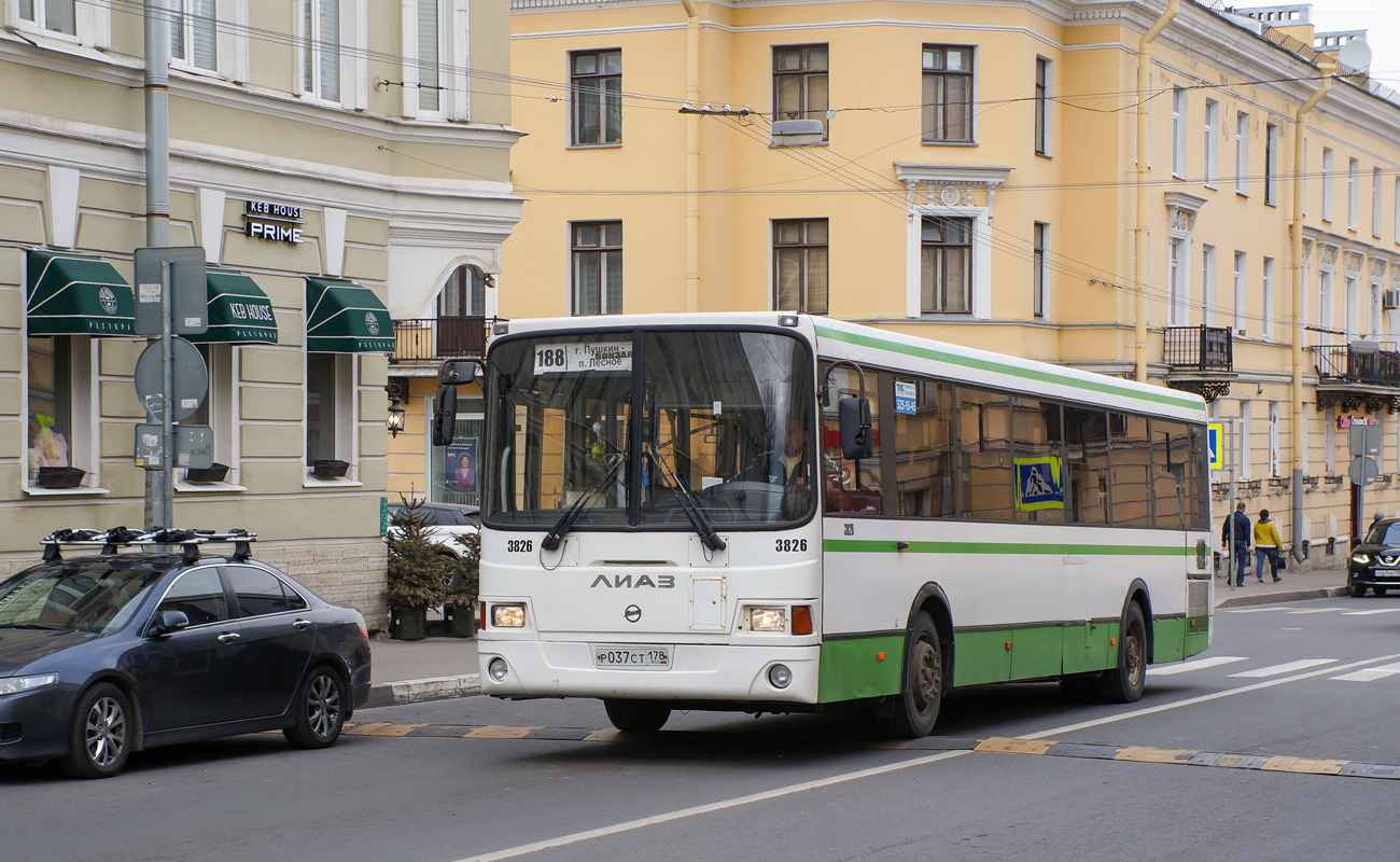 Санкт-Петербург, ЛиАЗ-5293.60 № 3826