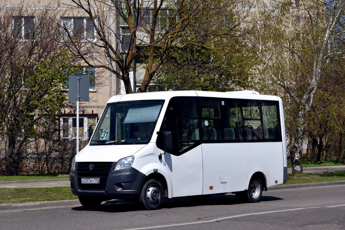 Ставропольский край, ГАЗ-A64R42 Next № Е 537 ВН 126