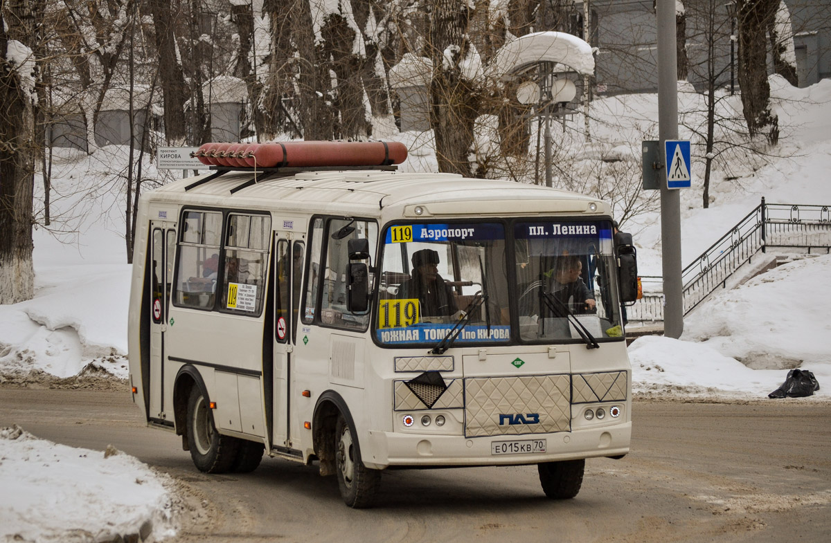 Томская область, ПАЗ-32054 № Е 015 КВ 70