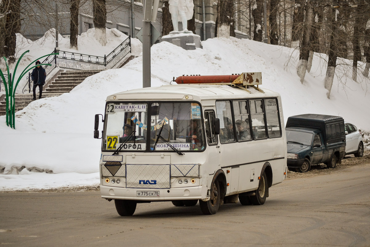 Томская область, ПАЗ-32054 № К 775 СХ 70