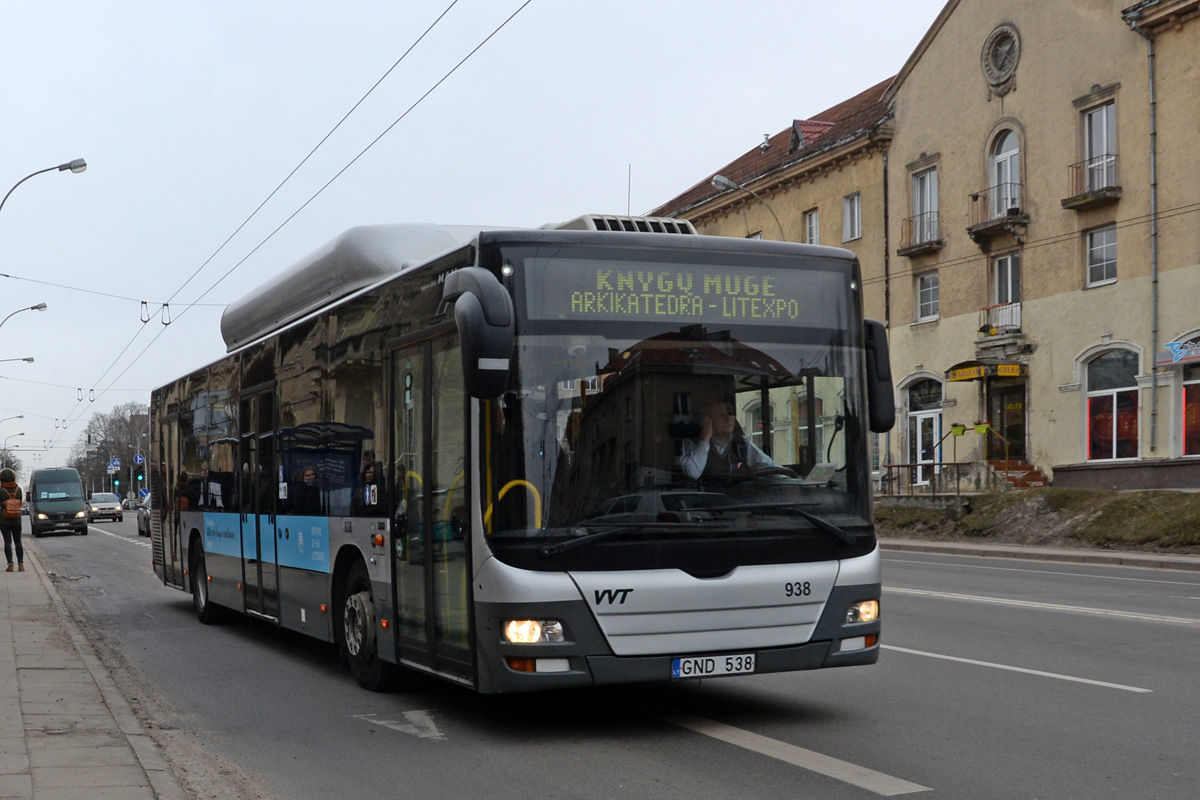 Литва, MAN A21 Lion's City NL273 CNG № 938