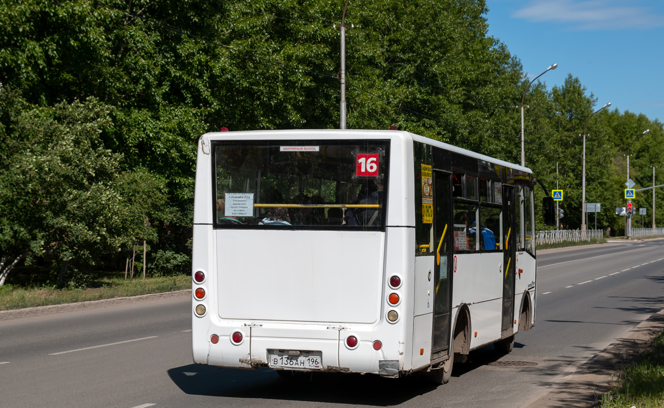 Свердловская область, Богдан А20111 № В 136 АН 196