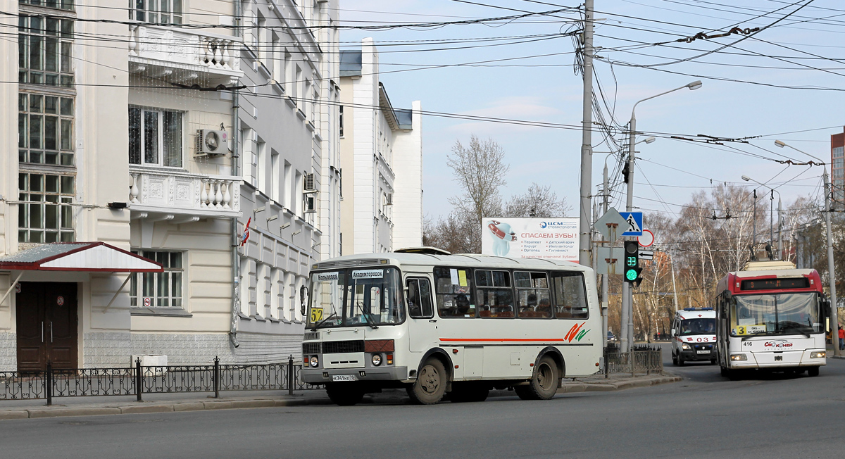 Tomsk region, PAZ-32054 # К 741 НХ 70