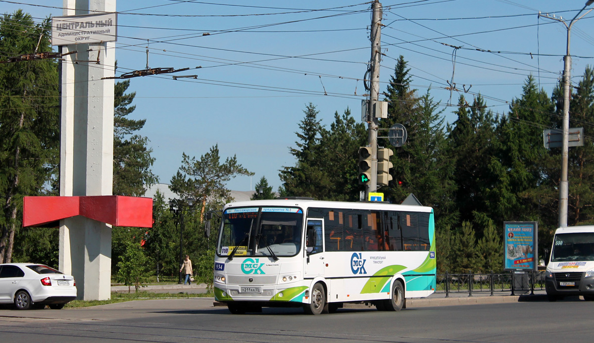 Omsk region, PAZ-320414-04 "Vektor" (1-2) Nr. 934
