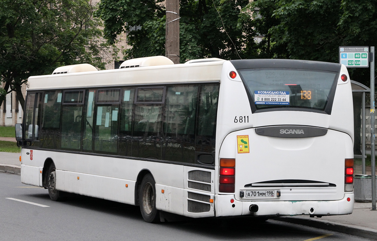 Санкт-Петербург, Scania OmniLink I (Скания-Питер) № 6811