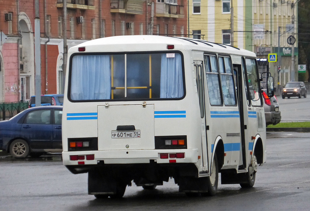 Омская область, ПАЗ-32054 № Р 601 МЕ 55