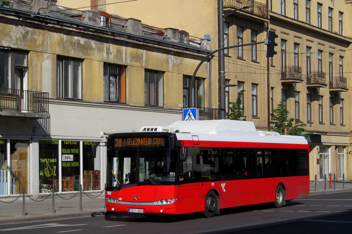 Литва, Solaris Urbino III 12 CNG № 792