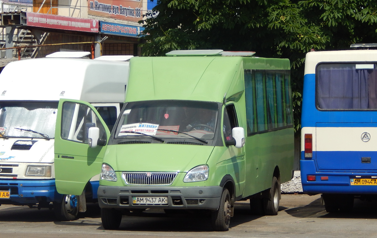 Жытомірская вобласць, Рута 20 № AM 9437 AK