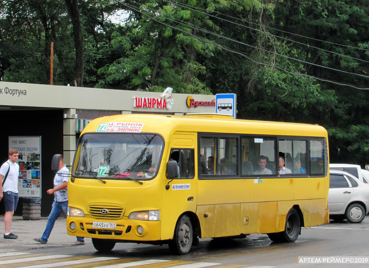 Ростовская область, Hyundai County LWB C11 (ТагАЗ) № О 645 ХХ 161