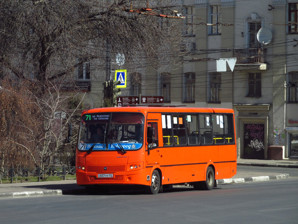 Nizhegorodskaya region, PAZ-320414-05 "Vektor" (1-2) # О 837 ТМ 152