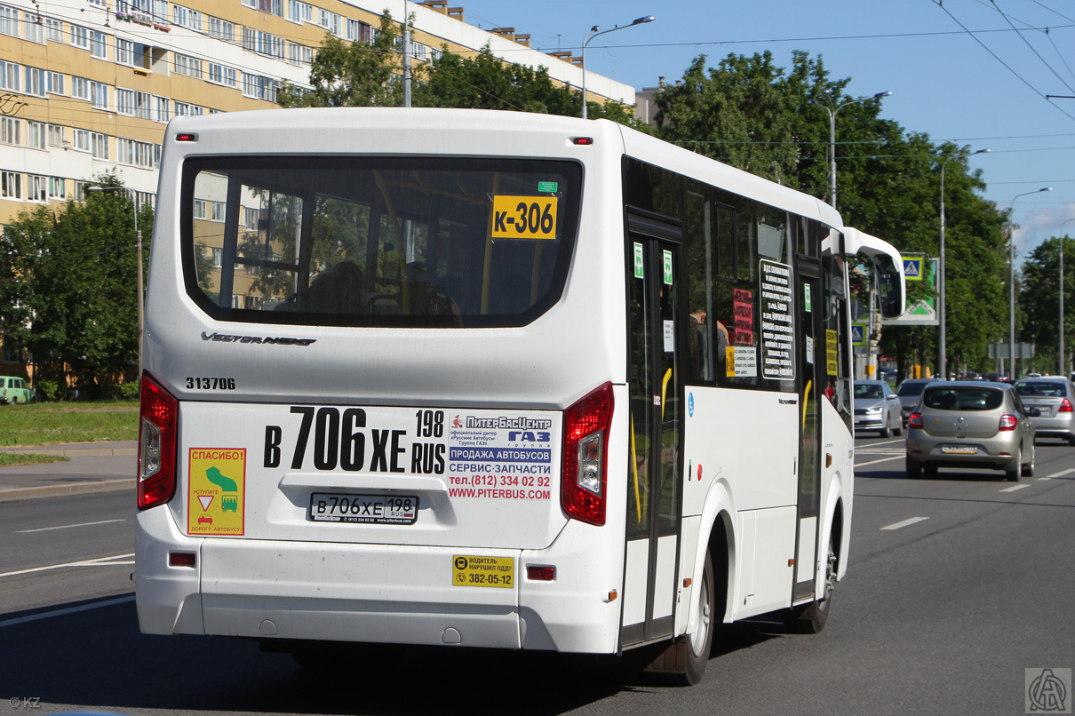 Санкт-Петербург, ПАЗ-320435-04 "Vector Next" № В 706 ХЕ 198