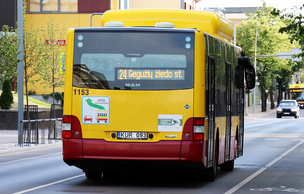 Литва, MAN A21 Lion's City NL273 CNG № 1153