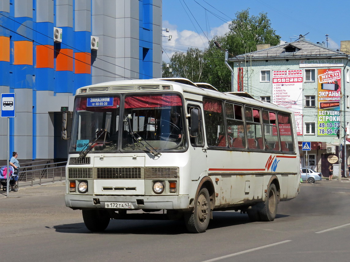 Кировская область, ПАЗ-4234 № В 172 ТА 43