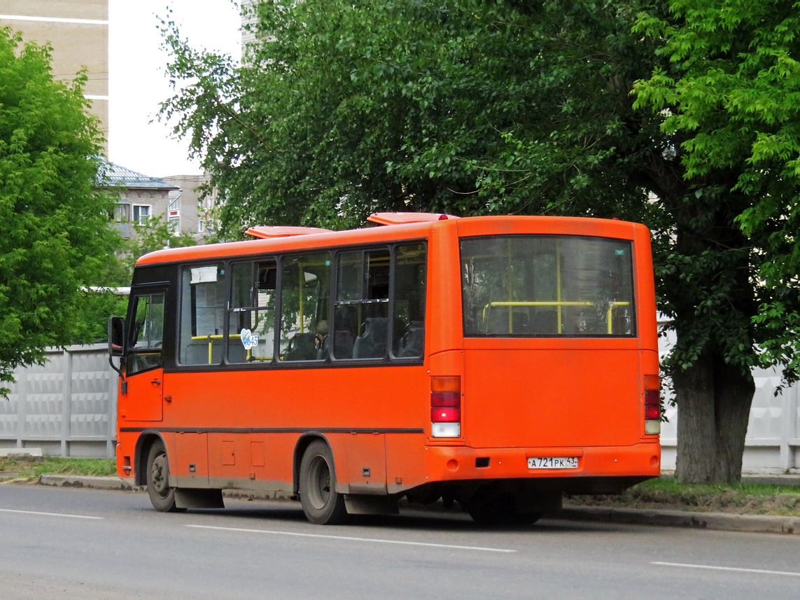 Кировская область, ПАЗ-320402-05 № А 721 РК 43