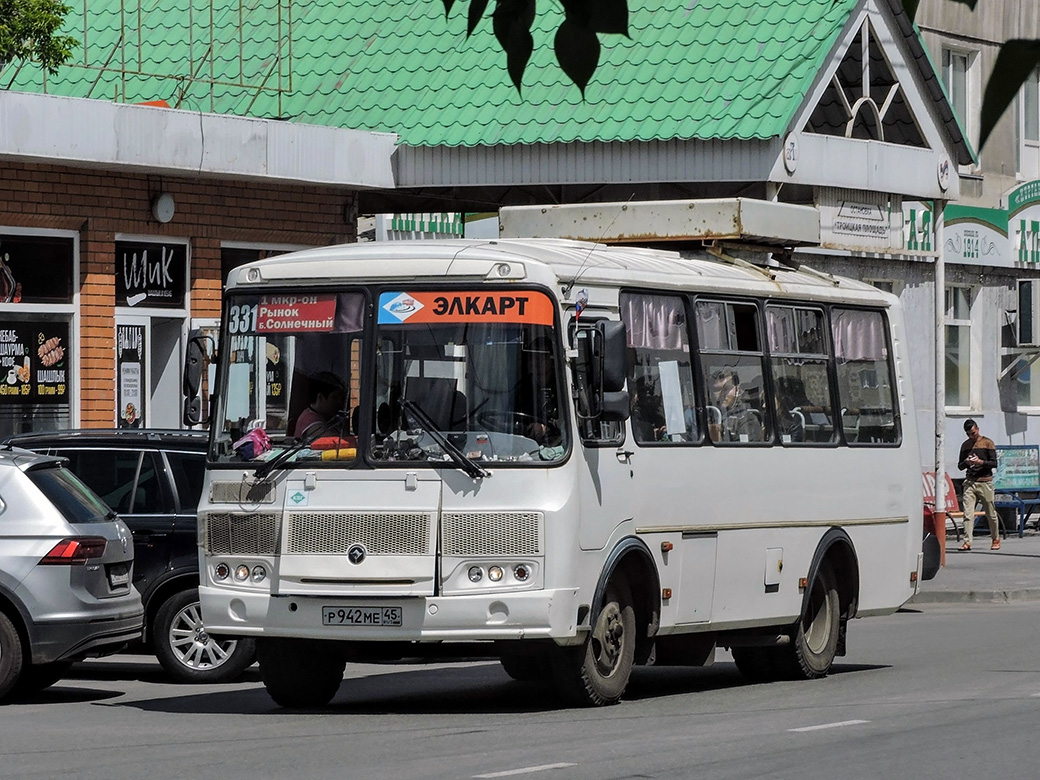 Маршрут автобуса 331 на карте Кургана