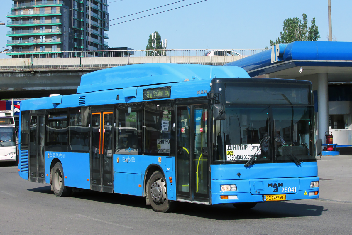 Днепропетровская область, MAN A21 NL313 CNG № AE 2487 AB