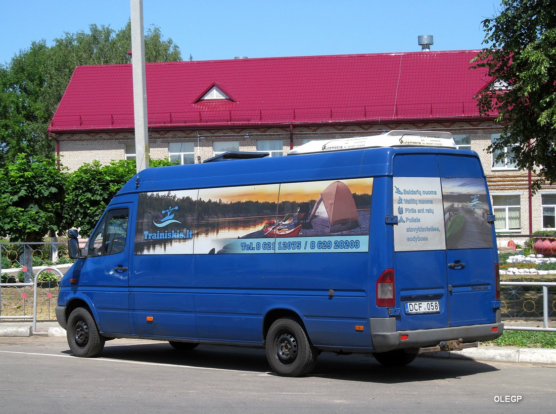 Литва, Mercedes-Benz Sprinter W903 313CDI № DCF 058