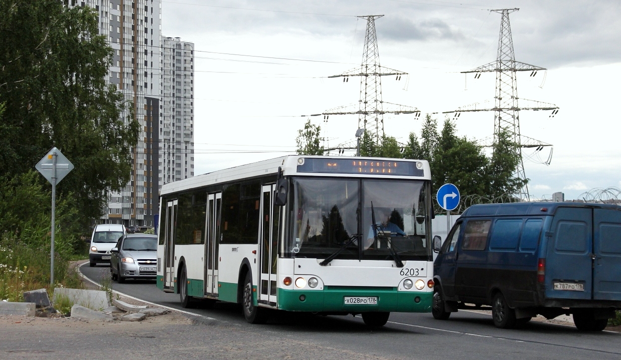 Санкт-Петербург, ЛиАЗ-5292.20 № 6203