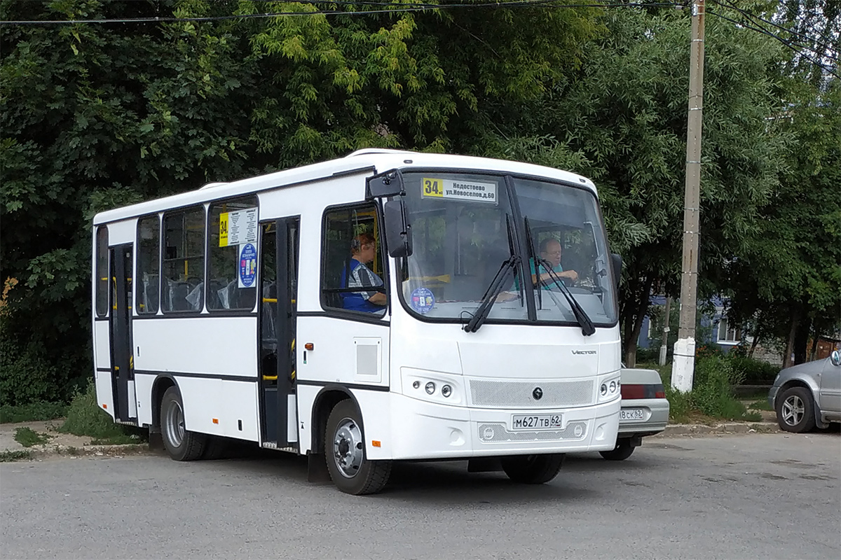 Рязанская область, ПАЗ-320402-05 "Вектор" № М 627 ТВ 62