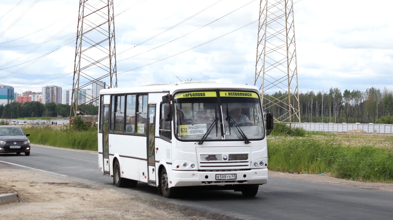 Ленинградская область, ПАЗ-320412-05 № В 588 УХ 47