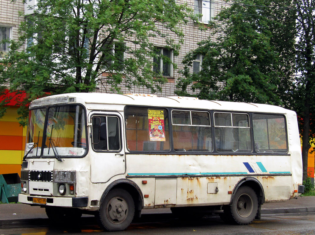 Тверская область, ПАЗ-32053 № АА 937 69