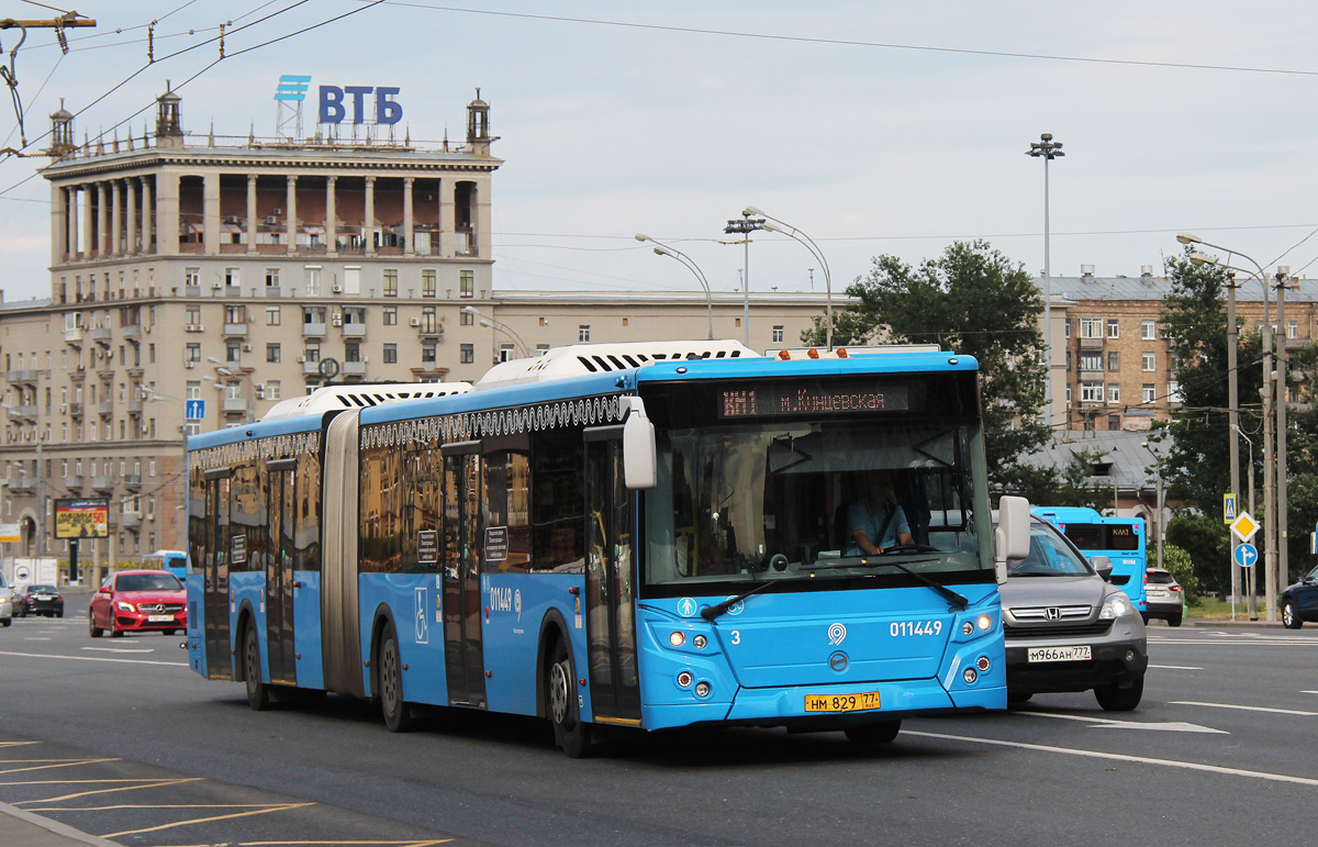 Москва, ЛиАЗ-6213.65 № 011449