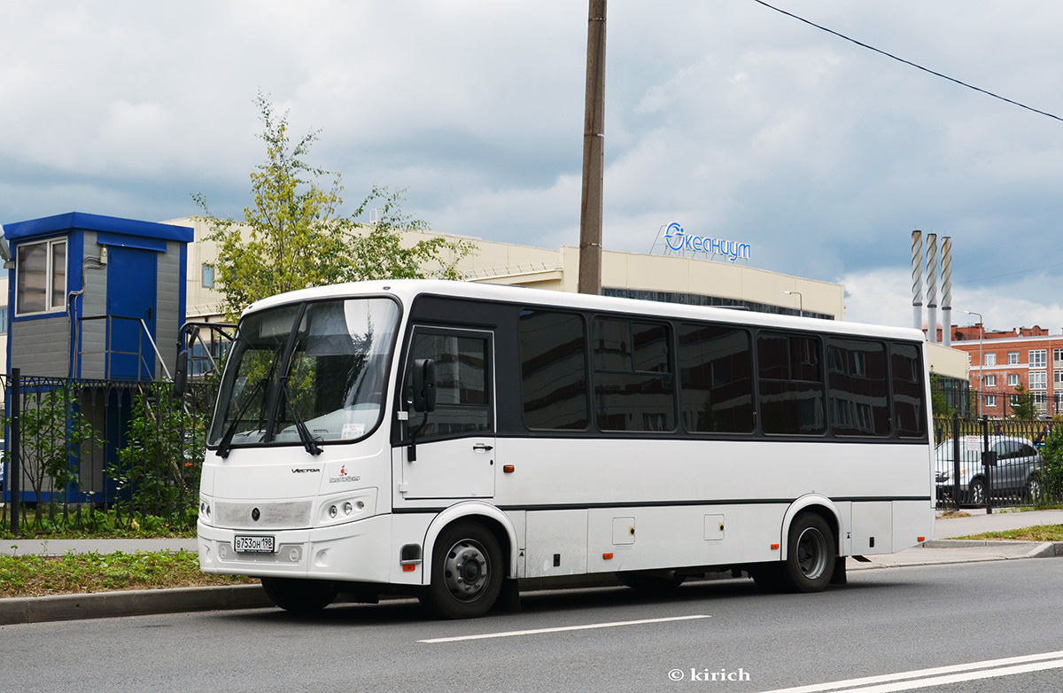 Санкт-Петербург, ПАЗ-320412-05 "Вектор" № В 753 ОН 198