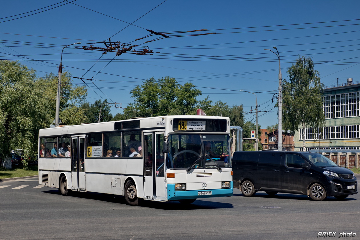 Vladimir region, Mercedes-Benz O405 Nr. О 749 НС 33
